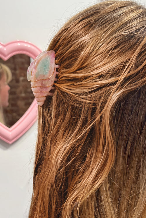 seashell swirl claw clip